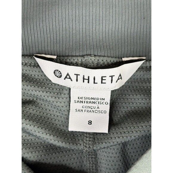 Athleta Skort Womens 8 Green Performance Stretch Golf Tennis Built In Shorts - Picture 4 of 10